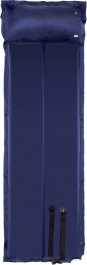 Matelas autogonflant avec oreiller NILS Camp bleu