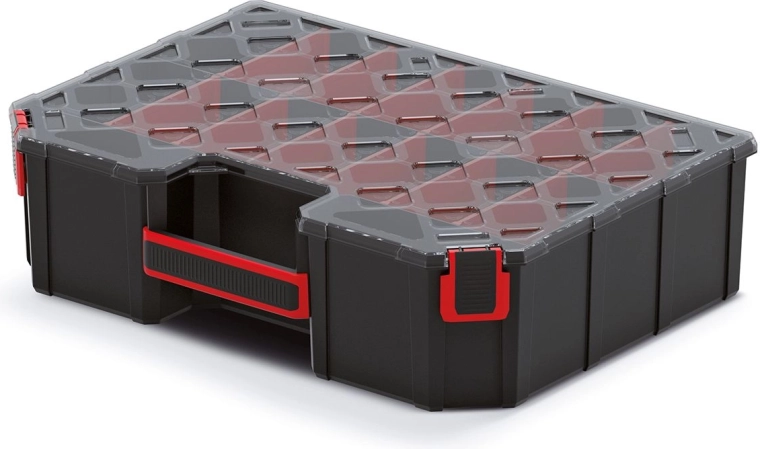 Grand organiseur TAGER CARBO PLUS avec cloisons 390 × 284 × 105 mm