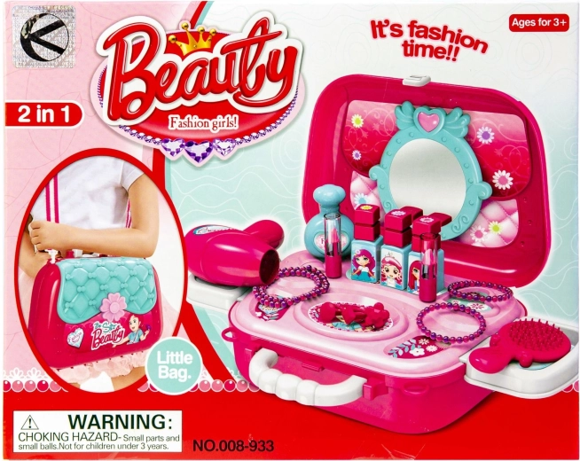 Coiffeuse – set de cosmétiques dans une valisette (20 pièces) - 1 pièce