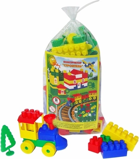 Jeu de construction Bâtisseur 66 pièces