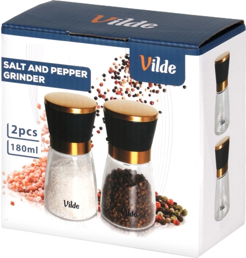 Set de 2 moulins pour sel et poivre
