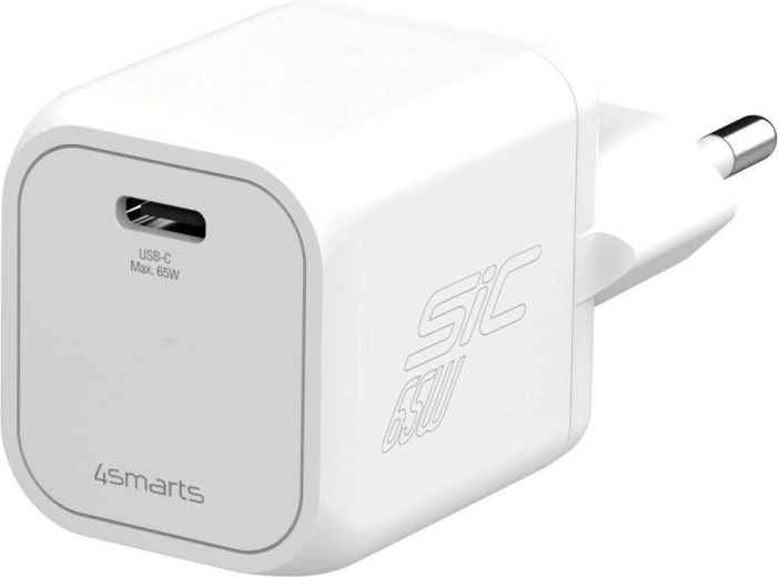 Chargeur secteur 65 W PD SiC blanc