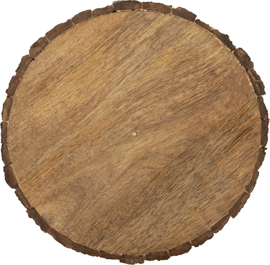 Planche à découper et à servir en bois de manguier de 30 cm