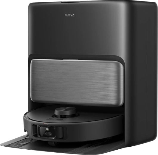 Aspirateur robot MOVA P70 Pro Ultra avec serpillière et station d’accueil, noir