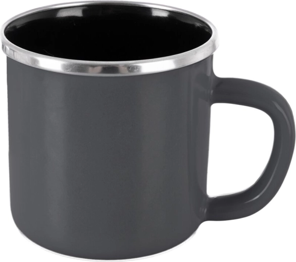 Tasse émaillée Grey Lem 0,41 l