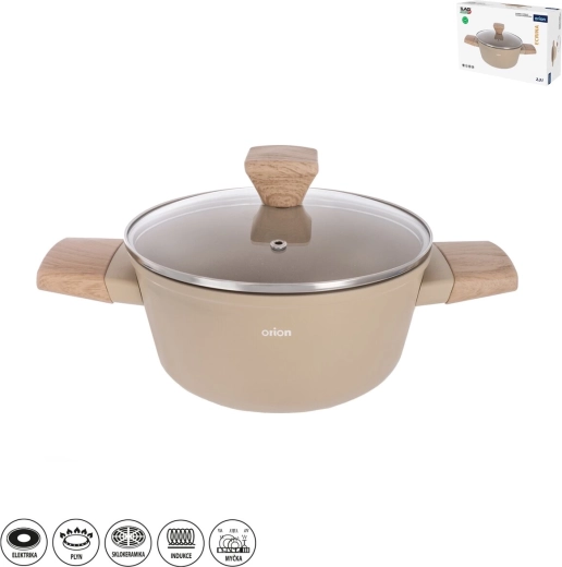 Casserole Ecrina 2,3 l avec couvercle en verre