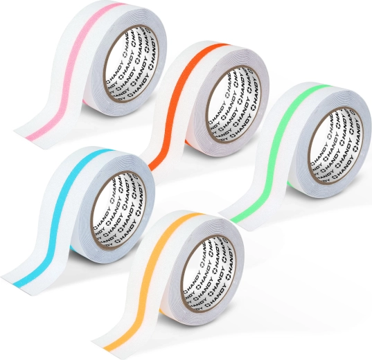 Ruban adhésif antidérapant avec bande phosphorescente 5 m × 50 mm - 1 pièce