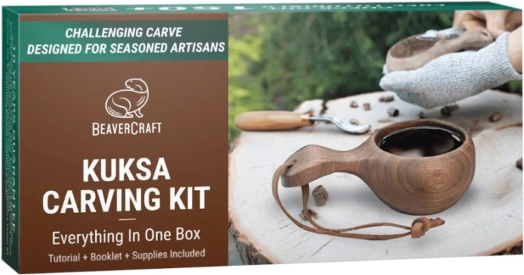 BeaverCraft kit DIY pour sculpter une kuksa