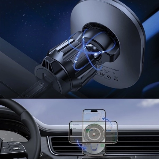 Rotule 360° et clip robuste