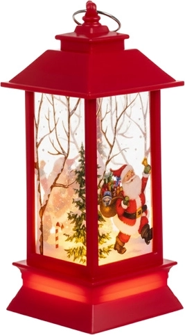 Lanterne LED de Noël Ruhhy rouge