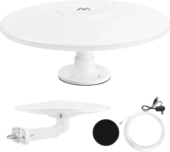Antenne active omnidirectionnelle Maclean DVB-T/T2 HEVC MCTV-104
