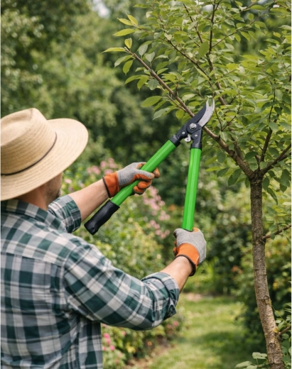 Sécateur à levier pour les branches plus épaisses