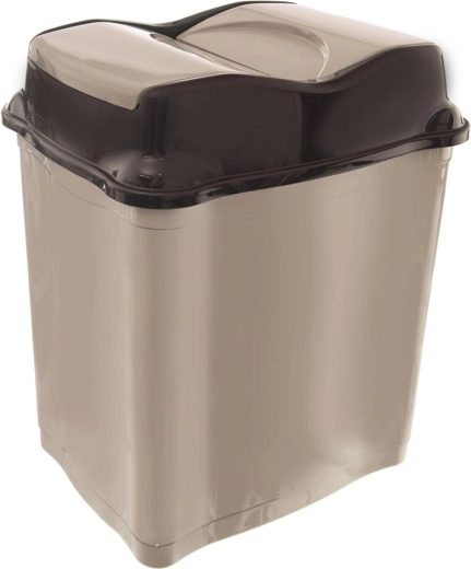 Poubelle Whirlpool 9 l, marron café