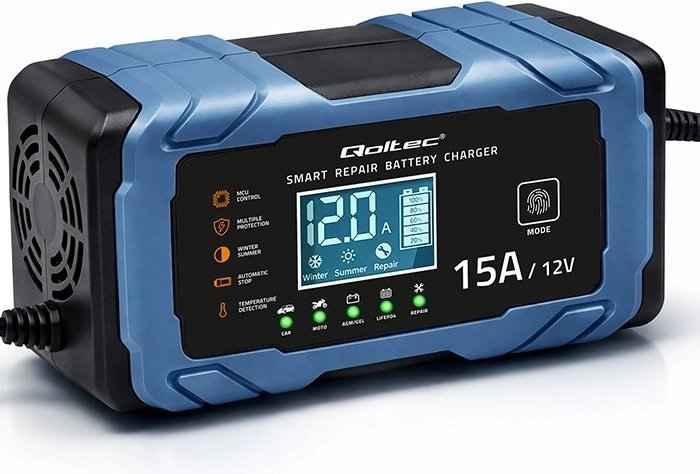 Charge intelligente en 9 étapes pour une meilleure durée de vie de la batterie