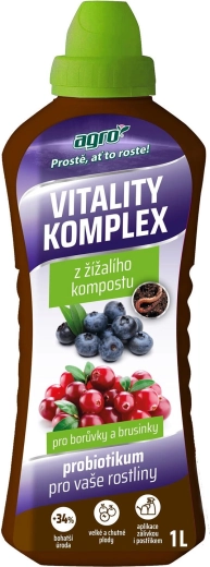 AGRO Vitality Komplex à la myrtille, canneberge et probiotiques 1 l