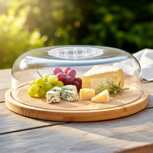 Fraîcheur et protection sous la cloche transparente