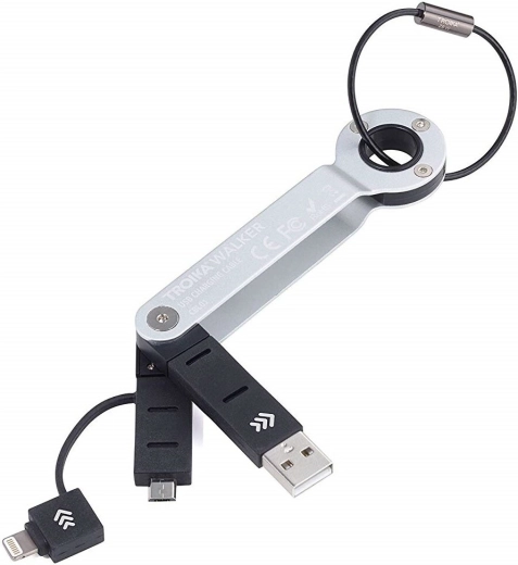 Troika Walker Silver porte-clés USB argenté
