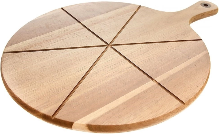 Des parts régulières grâce aux rainures de guidage