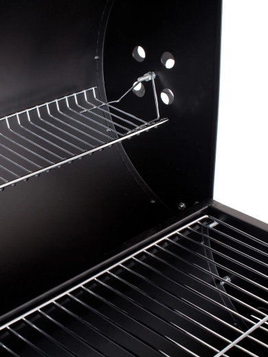 Deux grilles spacieuses pour un barbecue confortable