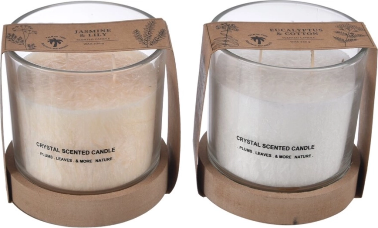 Bougie parfumée en verre ECO 330 g