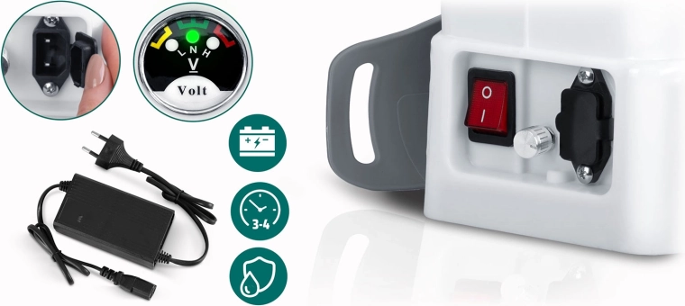 Batterie 12 V / 8 Ah performante avec indicateur