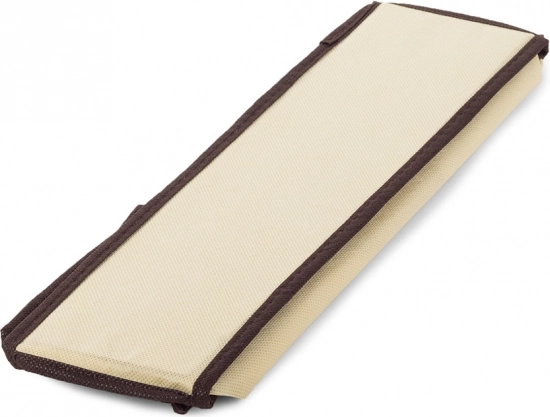 Organiseur beige pliable pour tiroir à sous-vêtements et chaussettes avec 16 compartiments