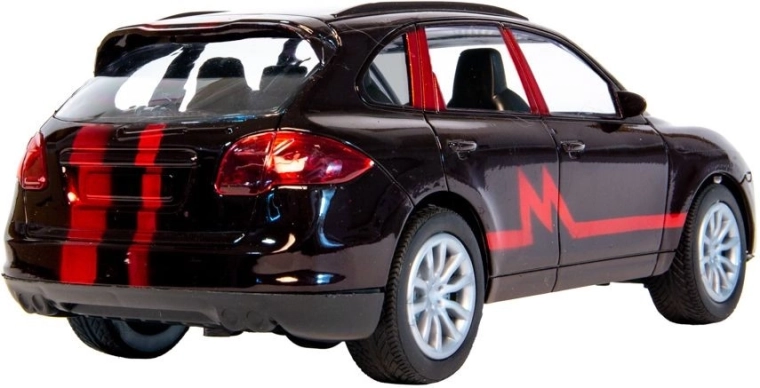 Style sportif avec graphisme rouge