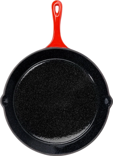 Fonte épaisse et émail pour une chaleur homogène