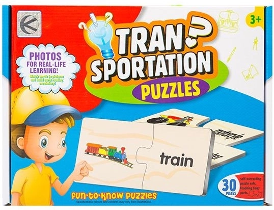 Puzzle éducatif – transports