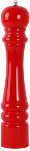 Moulin à sel et à poivre en bois TORO 35 cm rouge