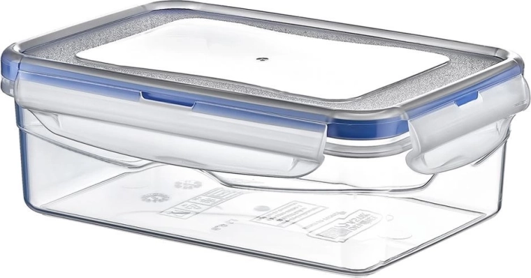 Boîte alimentaire en plastique avec couvercle et joint en silicone 400 ml
