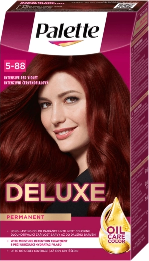 Palette Deluxe coloration permanente rouge-violet intense 50 ml