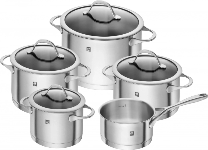 Set de casseroles en acier inoxydable ZWILLING Essence - 5 pièces