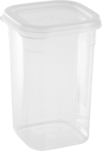 Boîte carrée LISSA avec couvercle 1,2 l