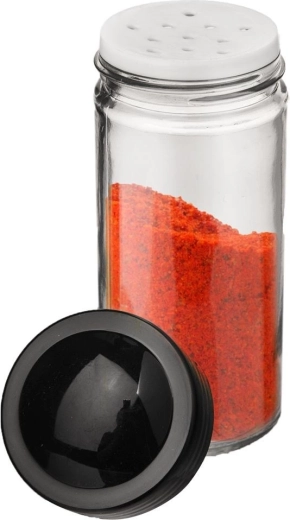 Bocaux en verre transparents avec tamis