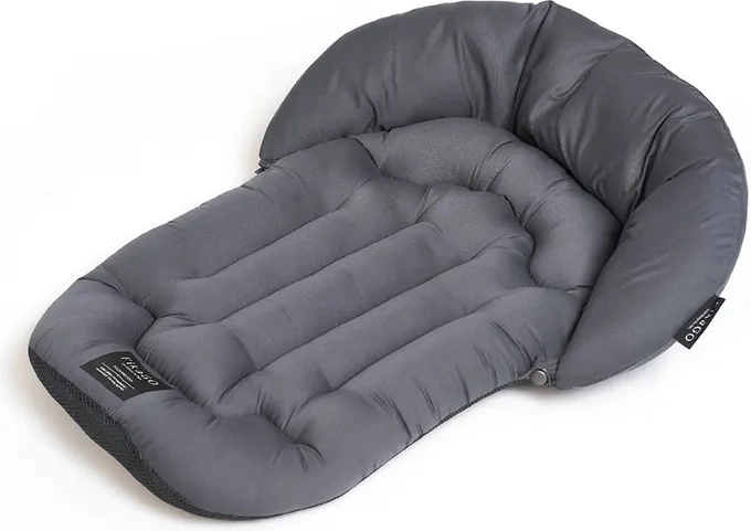FikaGO tapis moelleux avec coussin mushroom grey taille L