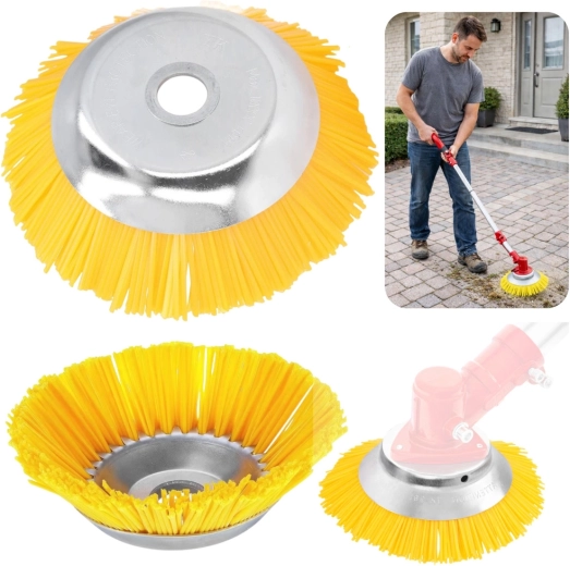 Disque-brosse en silicone pour débroussailleuse 200 mm (25,4 mm)