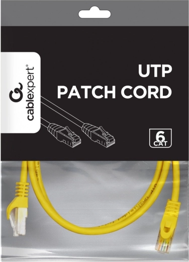 Câble réseau patch Cat. 6 UTP 2 m – Jaune