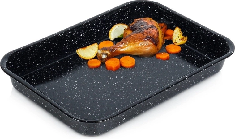 Plat à rôtir rectangulaire émaillé 34 × 24 cm, 2,5 l