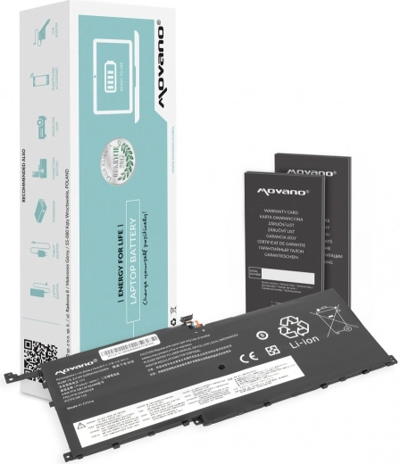 Batterie Movano pour Lenovo ThinkPad X1 Carbon (20FB) 3290 mAh (50 Wh)