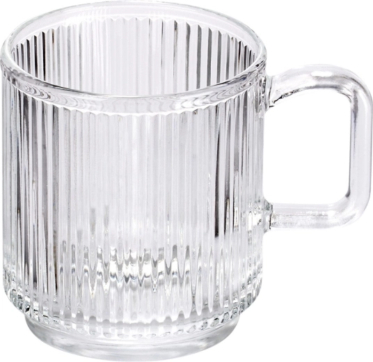 Verre nervuré stylé pour une meilleure prise en main