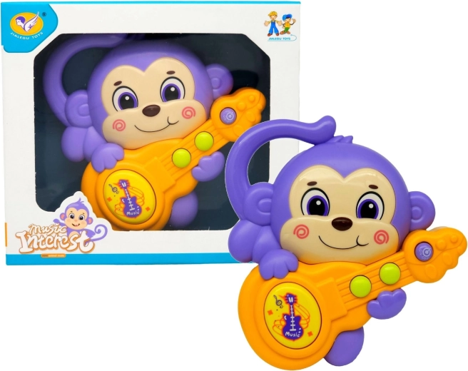 Singe violet musical - 1 pièce