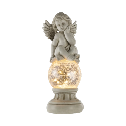 Boule crackle avec effet lumineux