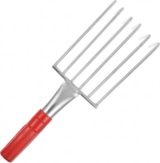 6 dents métalliques pour un ameublissement rapide