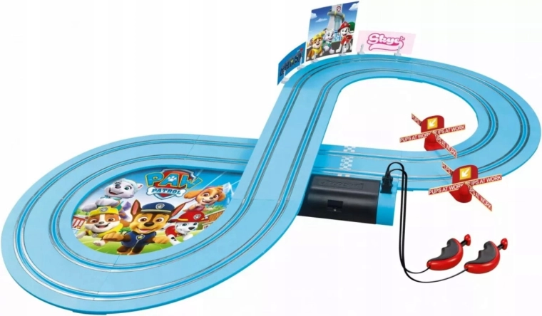 Piste de 2,4 m avec hélices tournantes