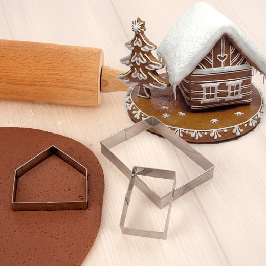 Set complet pour maison en pain d’épices 3D