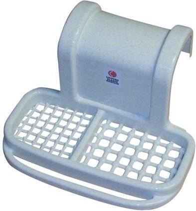 Porte-baignoire suspendu 25 × 14 cm – assortiment de couleurs