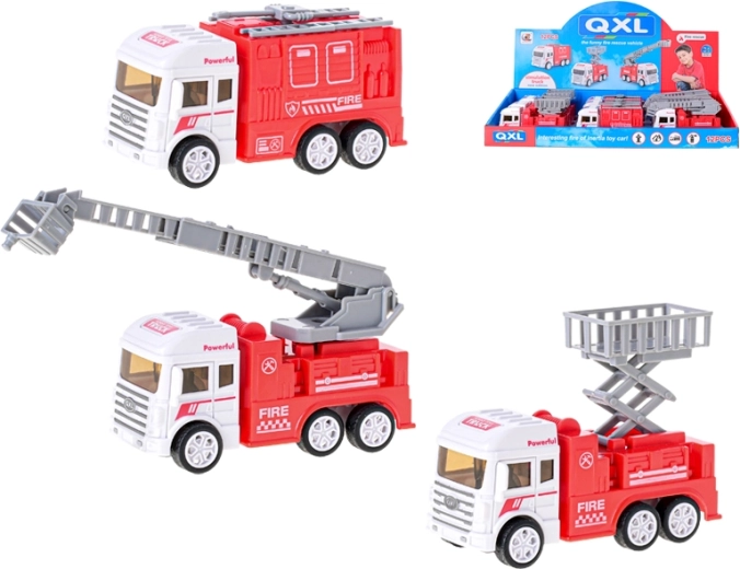 Camion de pompiers à friction 12–13 cm, 3 modèles