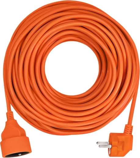 Câble de rallonge Solight avec coupleur, 1 prise, 30 m, orange