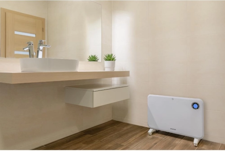 Confort même dans la salle de bains